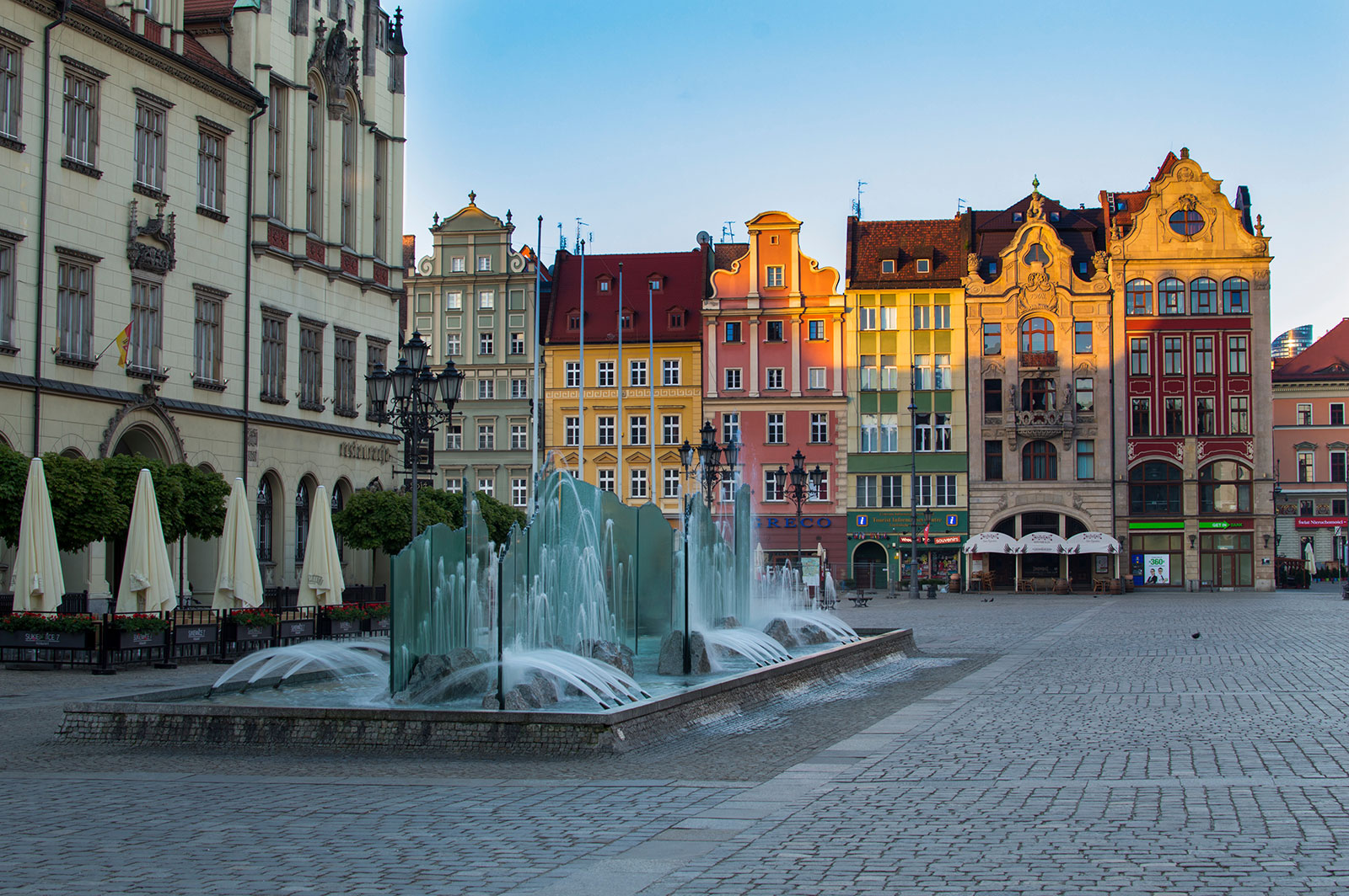 fontanna na rynku we Wrocławiu